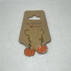 Pumpkin Dangle Earrings